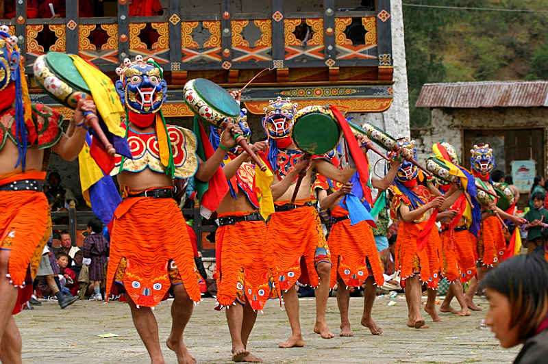 mask dances in Bhutan