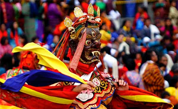 Mask dance Bhutan